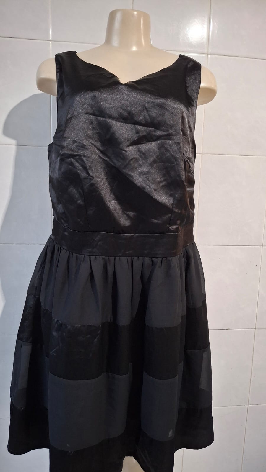 Vestido Preto Patch Noite