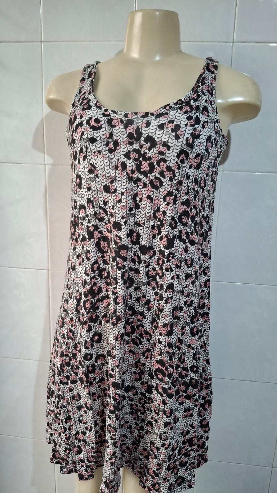 Vestido Mini Rosé Mosaic
